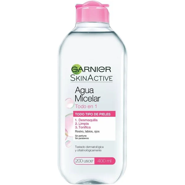 Agua Micelar Todo en 1 Garnier 400 ml 